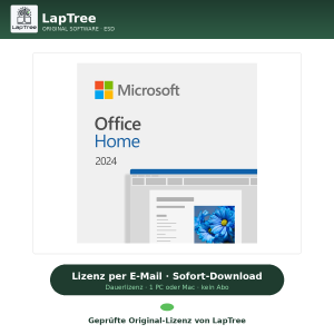 Microsoft Office Home 2024 - 1 PC/Mac - Dauerlizenz - ESD...