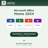 Microsoft Office Home 2024 - 1 PC/Mac - Dauerlizenz - ESD Download - Alle Sprachen